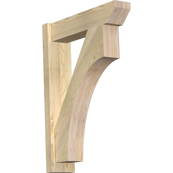 Ekena Millwork Westlake Slat Rough Sawn Outlooker, Douglas Fir, 6"W x 24"D x 32"H OUT06X24X32WTL06RDF - main